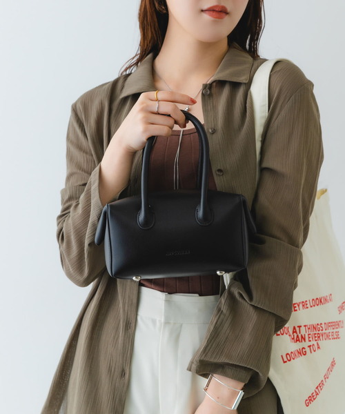 RODE SKO（ロデスコ）の「ADD CULUMN　LOP BOSTON S（ハンドバッグ・レディース・ブラック/ラベンダー・-）」の13枚目の写真