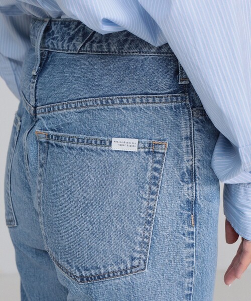 パンツ upper hights THE CECILIE 23 セール】＜upper hights＞THE CECILIE ワイドストレート デニムパンツ