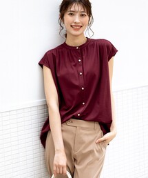 ハイストレッチスムース2WAY ブラウス
