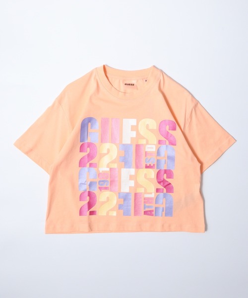 Guess(ゲス)の「GUESS EDWINA CROP TEE Tシャツ(Tシャツ/カットソー・レディース・ピンク/ライトグリーン/オレンジ・S/M)」の6枚目の写真