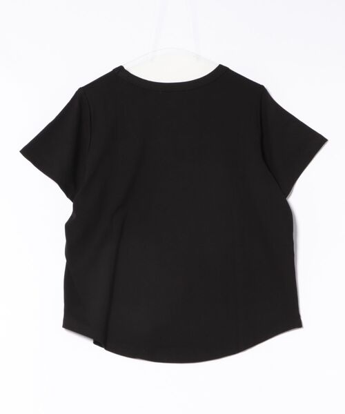BANICO（バニコ）の「シンプルラウンドネックTシャツ (SS)（Tシャツ/カットソー・レディース・ブルー/ブラック/ダークグレー/ベージュ/ピンク/ホワイト/ダークベージュ・FREE）」の10枚目の写真