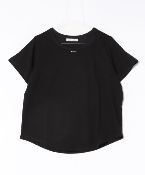 BANICO(バニコ)の「シンプルラウンドネックTシャツ (SS)(Tシャツ/カットソー・レディース・ブルー/ブラック/ダークグレー/ベージュ/ピンク/ホワイト/ダークベージュ・FREE)」の12枚目の写真
