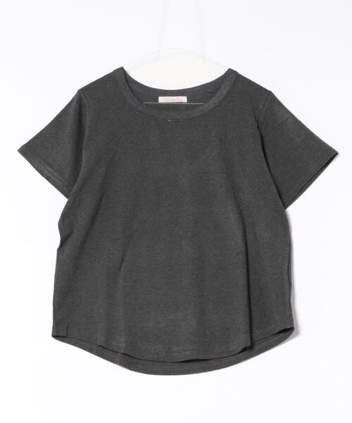BANICO(バニコ)の「シンプルラウンドネックTシャツ (SS)(Tシャツ/カットソー・レディース・ブルー/ブラック/ダークグレー/ベージュ/ピンク/ホワイト/ダークベージュ・FREE)」の13枚目の写真