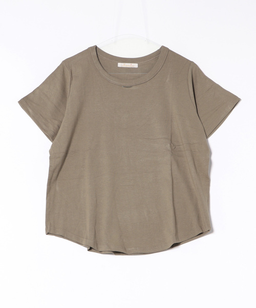 BANICO（バニコ）の「シンプルラウンドネックTシャツ (SS)（Tシャツ/カットソー・レディース・ブルー/ブラック/ダークグレー/ベージュ/ピンク/ホワイト/ダークベージュ・FREE）」の15枚目の写真