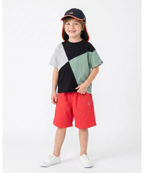 HAKKA KIDS（ハッカキッズ）の「スーパーストレッチツイルハーフパンツ（その他パンツ・キッズ・ブラック/ブルー/レッド/ピンク/イエロー・S/M）」の6枚目の写真