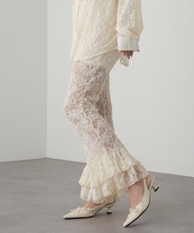 RAY CASSIN | 【セットアップ対応】レースフレアパンツ(その他パンツ)