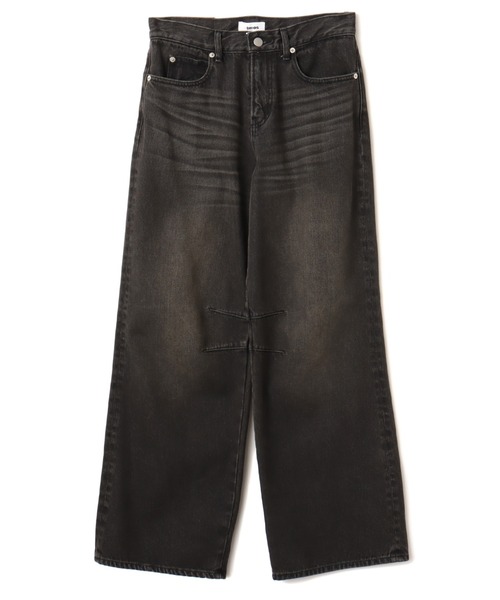 atmos pink(アトモスピンク)の「atmos pink Straight Denim / アトモス ピンク ストレート デニム(デニムパンツ・レディース・ブルー/ブラック・M/S)」の5枚目の写真