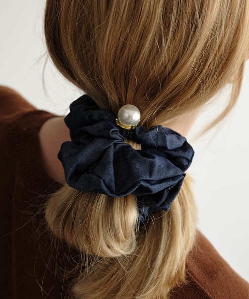 セール】パールデニムシュシュ（シュシュ）｜ANOH（アノー）の