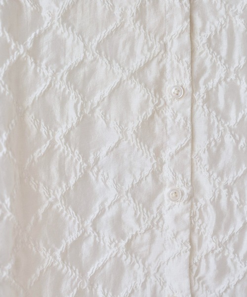 studio CLIP(スタディオクリップ)の「シアーチェックハーフスリーブシャツ(シャツ/ブラウス・レディース・セージグリーン/ブラック/アイボリー・FREE)」の20枚目の写真