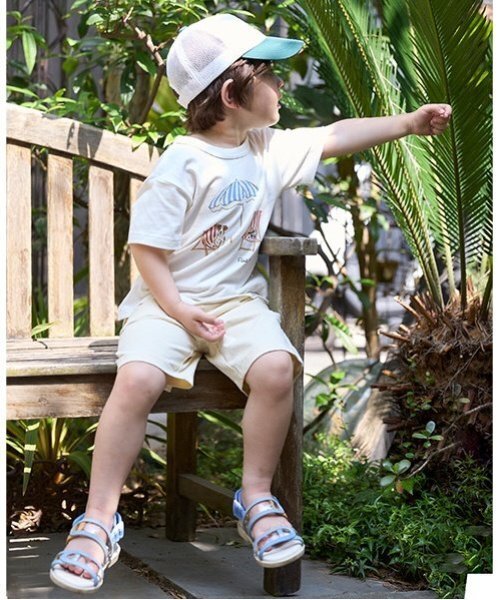 petit main（プティマイン）の「【プティプラ】BOYS半袖Tシャツ２（Tシャツ/カットソー・キッズ・ネイビー/ブルー/オフホワイト/ライトベージュ/ライトグリーン・90cm/130cm/120cm/110cm/80ｃｍ/100cm）」の9枚目の写真