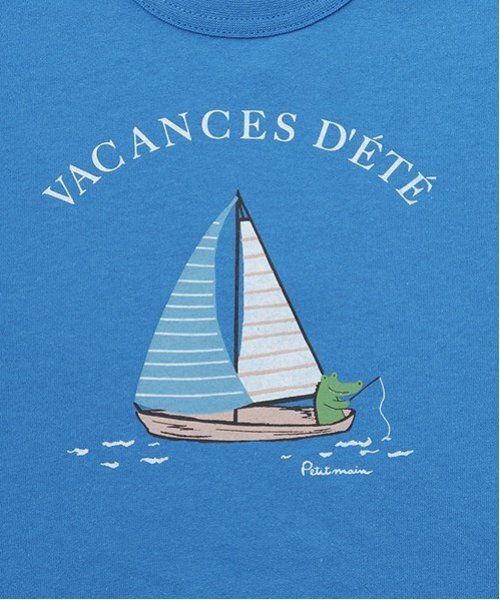 petit main（プティマイン）の「【プティプラ】BOYS半袖Tシャツ２（Tシャツ/カットソー・キッズ・ネイビー/ブルー/オフホワイト/ライトベージュ/ライトグリーン・90cm/130cm/120cm/110cm/80ｃｍ/100cm）」の16枚目の写真