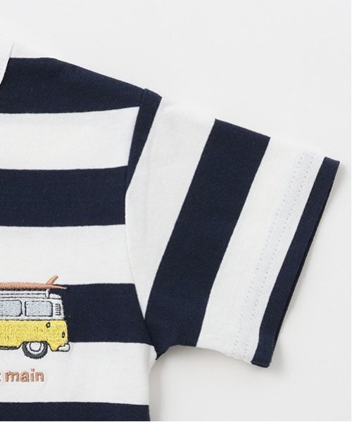 petit main（プティマイン）の「【プティプラ】BOYS半袖Tシャツ２（Tシャツ/カットソー・キッズ・ネイビー/ブルー/オフホワイト/ライトベージュ/ライトグリーン・90cm/130cm/120cm/110cm/80ｃｍ/100cm）」の19枚目の写真