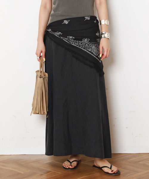 deuxieme classe リネンスカート Deuxieme Classe（ドゥーズィエムクラス）の「LINEN スカート