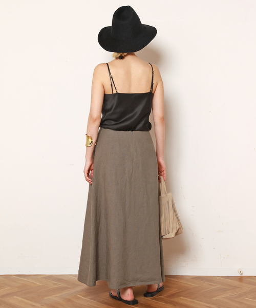 Deuxieme Classe *Linenフレアスカート セール】*リネンフレアスカート（スカート）｜EVERYDAY I LIKE