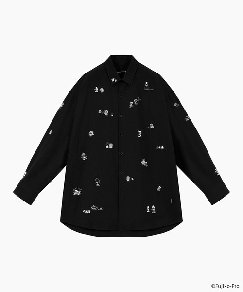 LAD MUSICIAN シャツ　ブラウス 半袖 19ss LAD MUSICIAN - Rose Mix Short Sleeve Open Collar Shirt | fakejam