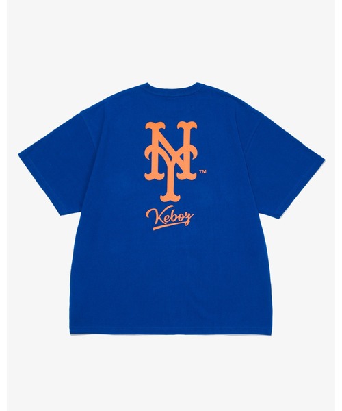 セール】KEBOZ × MLB NEW YORK METS LOGO S/S TEE（Tシャツ