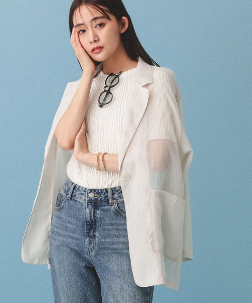 GLOBAL WORK MATINEE LINE　シアージャケット GLOBAL WORK ジャケット テーラードジャケット MATINEE LINE