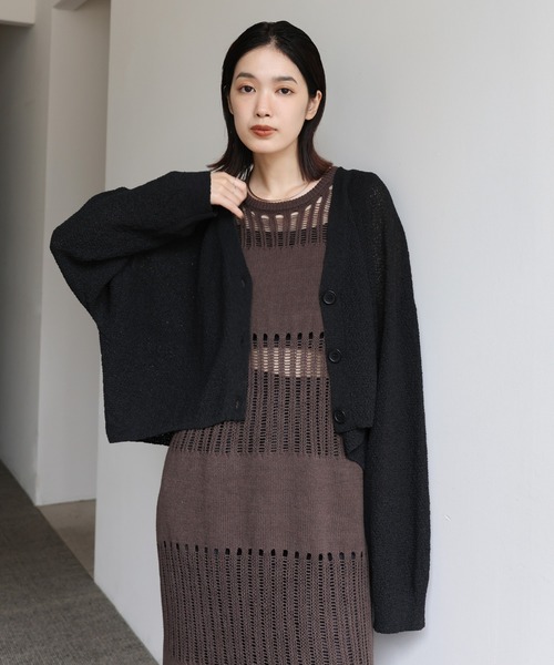 セール】【Et】Dolman Knit Short Cardigan（カーディガン/ボレロ