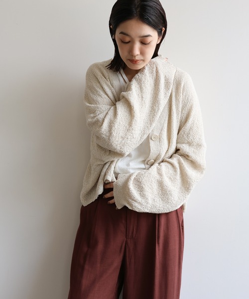 セール】【Et】Dolman Knit Short Cardigan（カーディガン/ボレロ