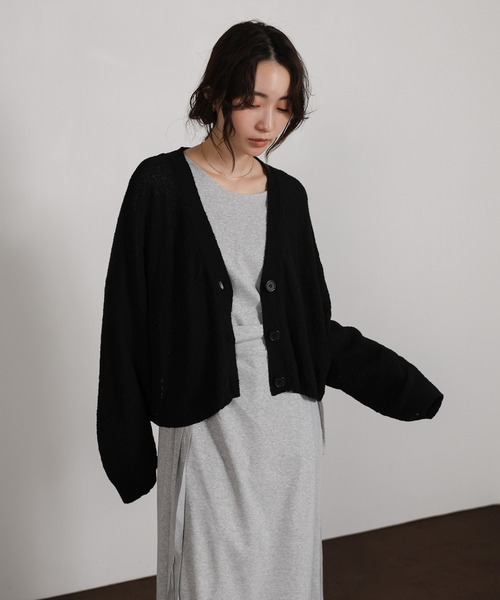 セール】【Et】Dolman Knit Short Cardigan（カーディガン/ボレロ