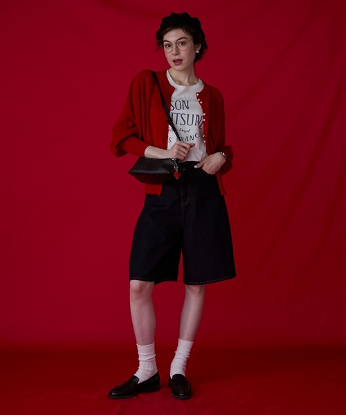 BONLECILL Marche(ボンルシールマルシェ)の「【BONLECILL Marche】スクエアショルダーバッグ/ハンドバッグ(ショルダーバッグ・レディース・ブラック/アイボリー/ベージュ・FREE)」の16枚目の写真