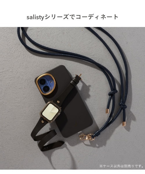 salisty(サリスティ)の「iPhone 16/15/14/13 専用 salisty(サリスティ) カメラホールスタンド 耐衝撃 ハードケース スマホケース(スマホケース/カバー・レディース・ブラック/ライラック/グレイッシュベージュ/ライトオリーブ・iPhone 13/14/15/iPhone 16)」の20枚目の写真