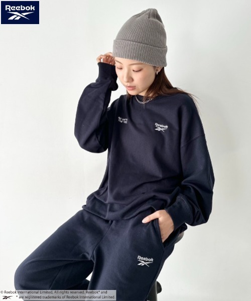 セール】Reebok(リーボック)/オーバーサイズ ロゴスウェット
