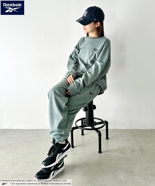 セール】Reebok(リーボック)/オーバーサイズ ロゴスウェット