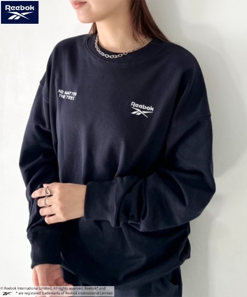 セール】Reebok(リーボック)/オーバーサイズ ロゴスウェット