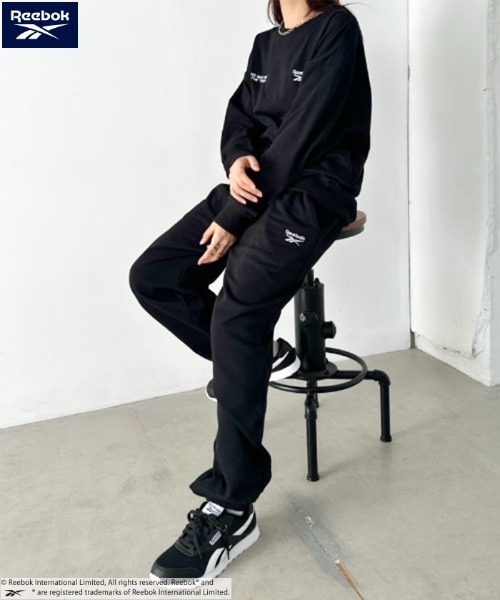 Reebok(リーボック)の「Reebok(リーボック)/オーバーサイズ ロゴスウェット セットアップ 上下セット(セットアップ・レディース・ネイビー/グリーン/ブラック/アッシュグレー・M/L/XL)」の15枚目の写真