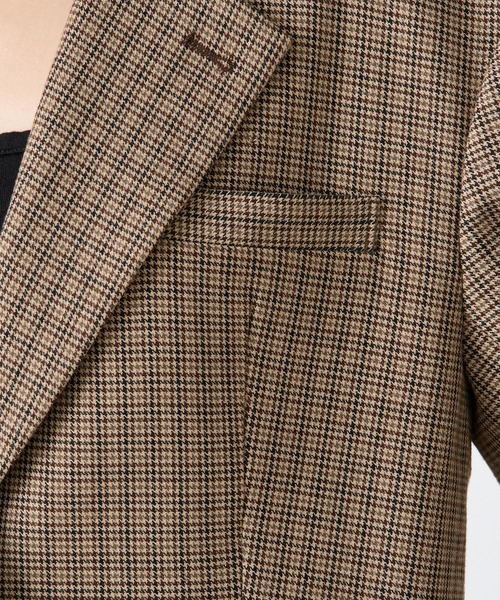 COLLAGE GALLARDAGALANTE(コラージュガリャルダガランテ)の「ショートテーラードジャケット(テーラードジャケット・レディース・ブラウン/ベージュ・FREE)」の19枚目の写真