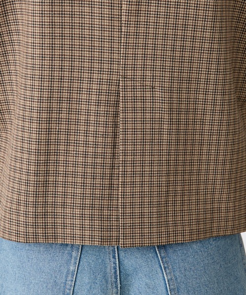 COLLAGE GALLARDAGALANTE(コラージュガリャルダガランテ)の「ショートテーラードジャケット(テーラードジャケット・レディース・ブラウン/ベージュ・FREE)」の21枚目の写真