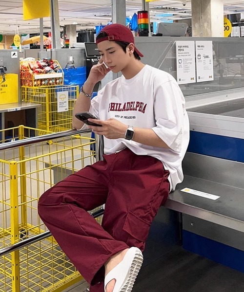 NOWLE（ノウル）の「【NOWLE】PHILADELPHIA カレッジ ロゴ 半袖 Tシャツ（Tシャツ/カットソー・メンズ・ブラック/ホワイト・MEDIUM/LARGE/X-LARGE）」の15枚目の写真