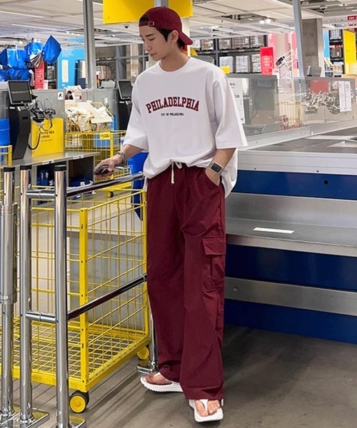 NOWLE（ノウル）の「【NOWLE】PHILADELPHIA カレッジ ロゴ 半袖 Tシャツ（Tシャツ/カットソー・メンズ・ブラック/ホワイト・MEDIUM/LARGE/X-LARGE）」の14枚目の写真