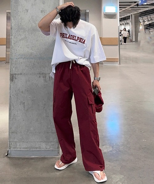 NOWLE（ノウル）の「【NOWLE】PHILADELPHIA カレッジ ロゴ 半袖 Tシャツ（Tシャツ/カットソー・メンズ・ブラック/ホワイト・MEDIUM/LARGE/X-LARGE）」の4枚目の写真