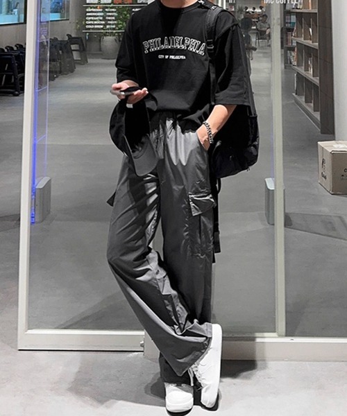 NOWLE（ノウル）の「【NOWLE】PHILADELPHIA カレッジ ロゴ 半袖 Tシャツ（Tシャツ/カットソー・メンズ・ブラック/ホワイト・MEDIUM/LARGE/X-LARGE）」の20枚目の写真