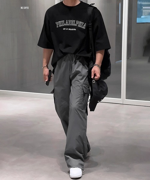 NOWLE（ノウル）の「【NOWLE】PHILADELPHIA カレッジ ロゴ 半袖 Tシャツ（Tシャツ/カットソー・メンズ・ブラック/ホワイト・MEDIUM/LARGE/X-LARGE）」の22枚目の写真