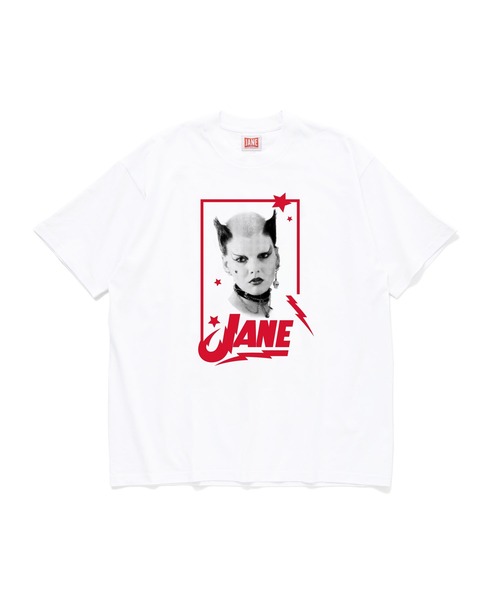 JANE & THE HEARTBREAKERS(ジェーンアンドザハートブレイカーズ)の「S/S PRINTED T-SHIRT "Soo"(Tシャツ/カットソー・メンズ・ホワイト・XL/L/M/S)」の1枚目の写真