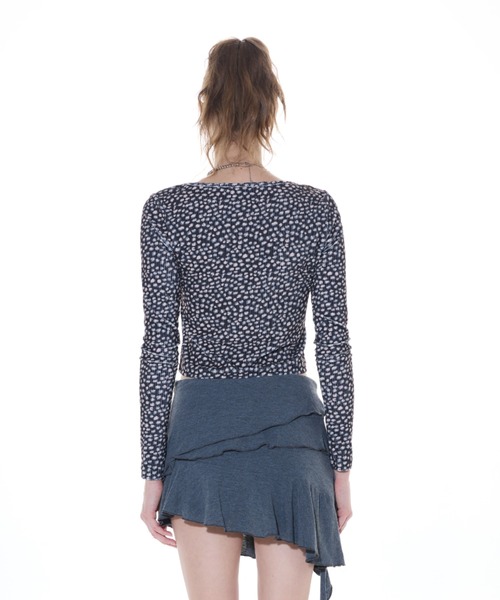 LARTIGENT(ラーティゼン)の「L14 LEOPARD T-SHIRT(Tシャツ/カットソー・レディース・カーキ・FREE)」の7枚目の写真
