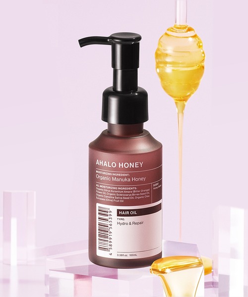 AHALO HONEY（アハロハニー）の「アハロハニー ハイドロ＆リペア ジェントル ヘアオイル（ヘアオイル/ヘアミルク・レディース・ハイドロ&リペア・FREE）」の1枚目の写真