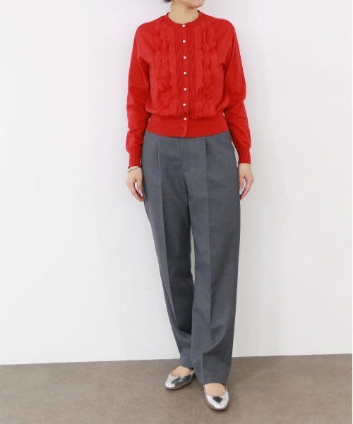 Marilyn Moon(マリリンムーン)の「frill & ripple cardigan(カーディガン/ボレロ・レディース・アイボリー/ブラック/レッド/ピンク/ネイビー・FREE)」の13枚目の写真