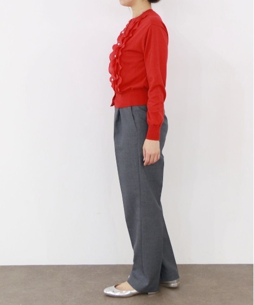 Marilyn Moon(マリリンムーン)の「frill & ripple cardigan(カーディガン/ボレロ・レディース・アイボリー/ブラック/レッド/ピンク/ネイビー・FREE)」の14枚目の写真