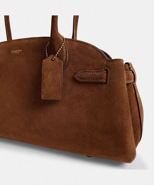 新作 スエード COACH★エンパイア キャリーオール バッグ 34 エンパイア キャリーオール バッグ 34（ショルダーバッグ