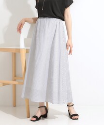 SHOO・LA・RUE | ふんわり軽やか ストライプギャザースカート(スカート)