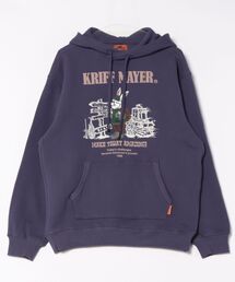 クリフメイヤー　ロゴスウェット　L 紫　モコモコ クリフメイヤー[公式] ロゴスウェットクルー MENS LADYS 2415127