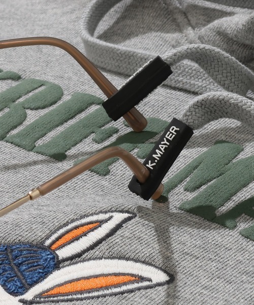 KRIFF MAYER（クリフメイヤー）の「裏起毛パーカー(ラビット)（スウェット・メンズ・ナチュラル/グレー/チャコール/ブラウン/レッド/グリーン/パープル/カラフル・MEDIUM/LARGE/X-LARGE）」の18枚目の写真