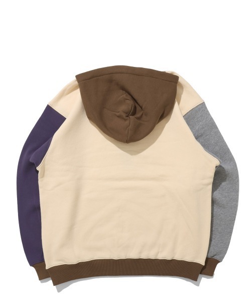 KRIFF MAYER（クリフメイヤー）の「裏起毛パーカー(ラビット)（スウェット・メンズ・ナチュラル/グレー/チャコール/ブラウン/レッド/グリーン/パープル/カラフル・MEDIUM/LARGE/X-LARGE）」の9枚目の写真
