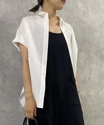 【Scrap Book】別注　タックスリーブサッカーストライプ