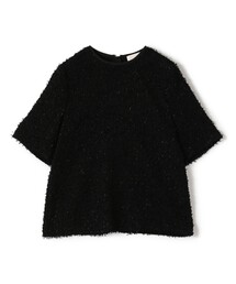 BALLSEY | ファンシーヤーンツイード ショートTブラウス(シャツ/ブラウス)