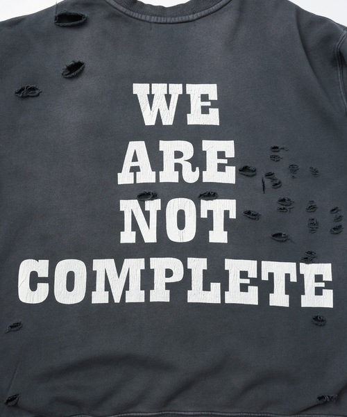 DISCOVERED（ディスカバード）の「PEANUTSxDISCOVERED DAMAGE PIGMENT DYED SWEAT（スウェット・メンズ・ブラック系2/ブラック系1/ブラック系3・2/3）」の14枚目の写真